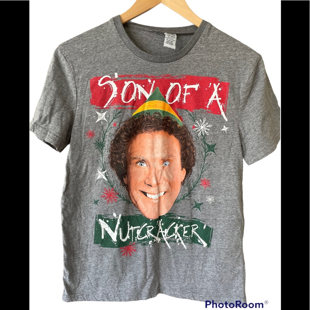 Elf Christmas Movie "Son of a Nutcracker" Graphic Print Tee